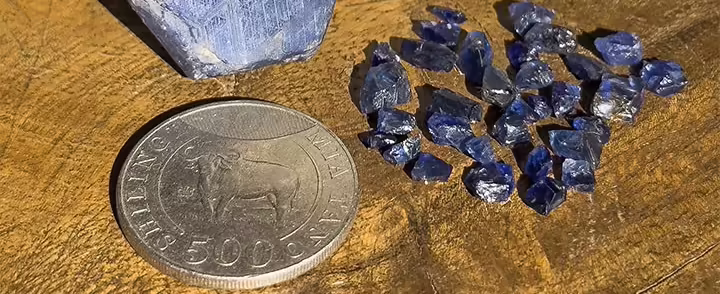 New Production of Sapphire from Matepwende, Tanzania