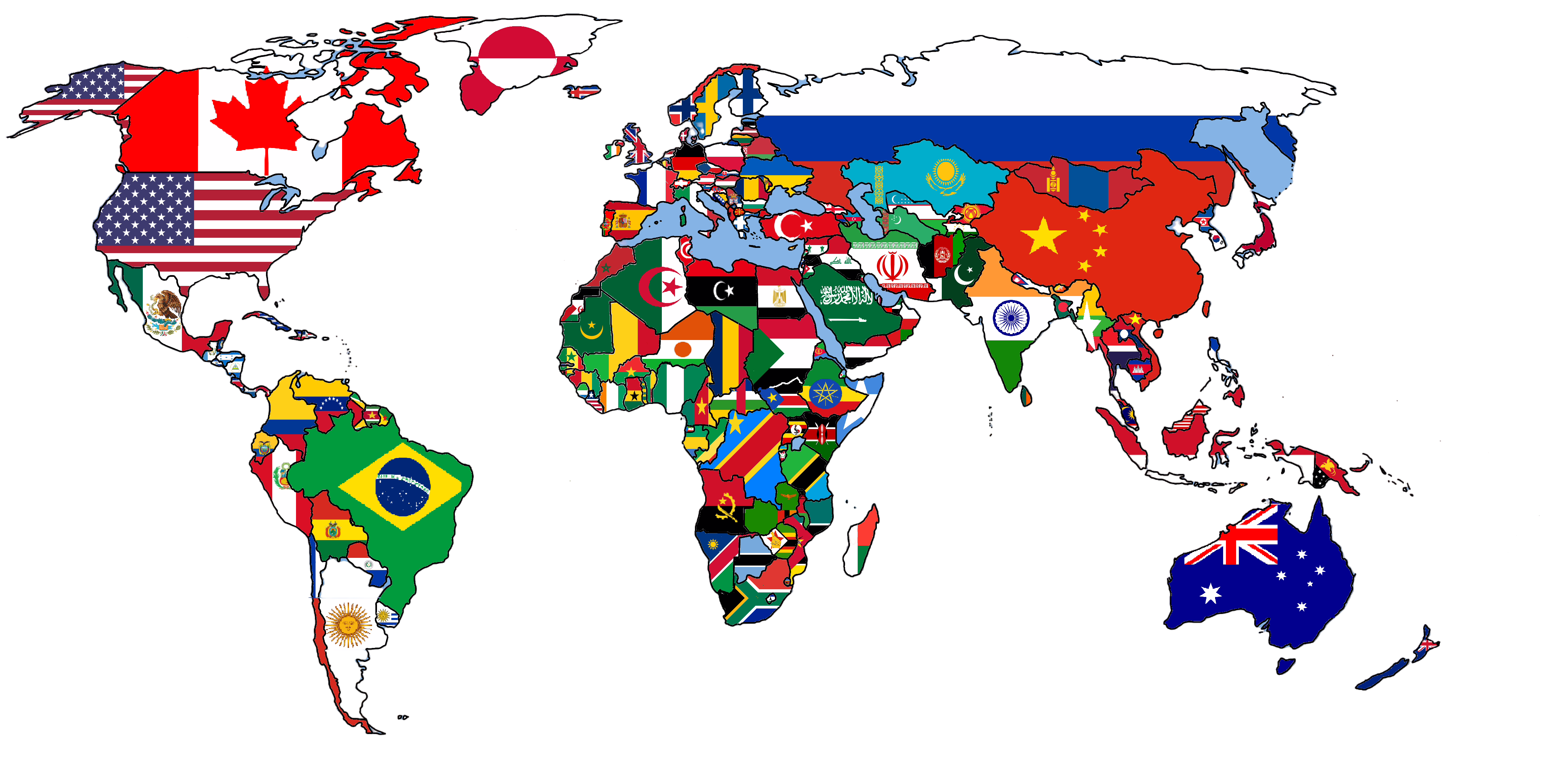 many-world-flags